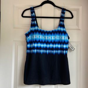 Reebok tankini swim top NWT